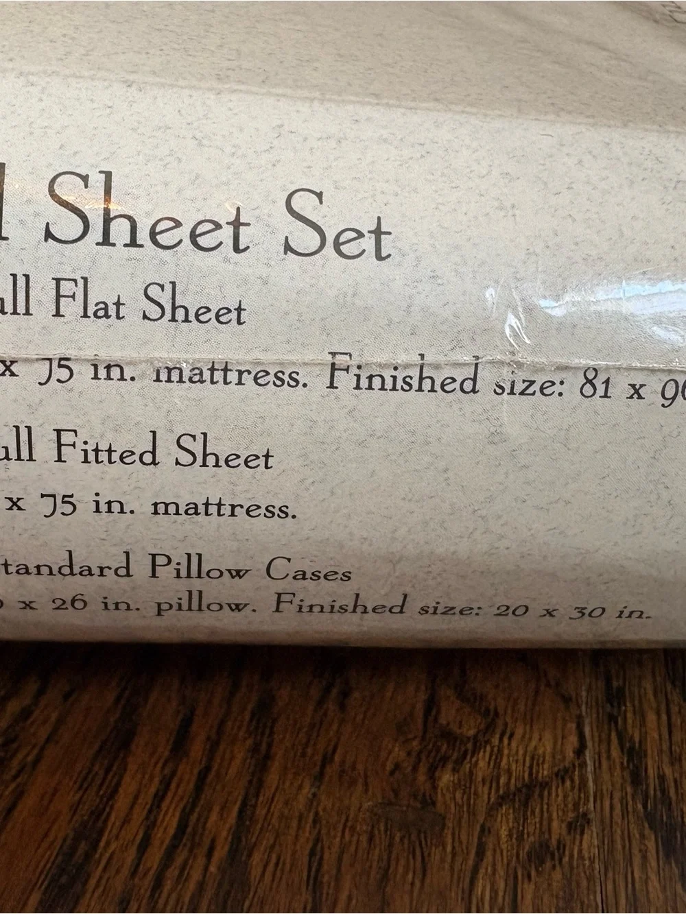 Croscill Blue Gingham Full Sheet Set Cottagecore Vintage NOS 180 Percale